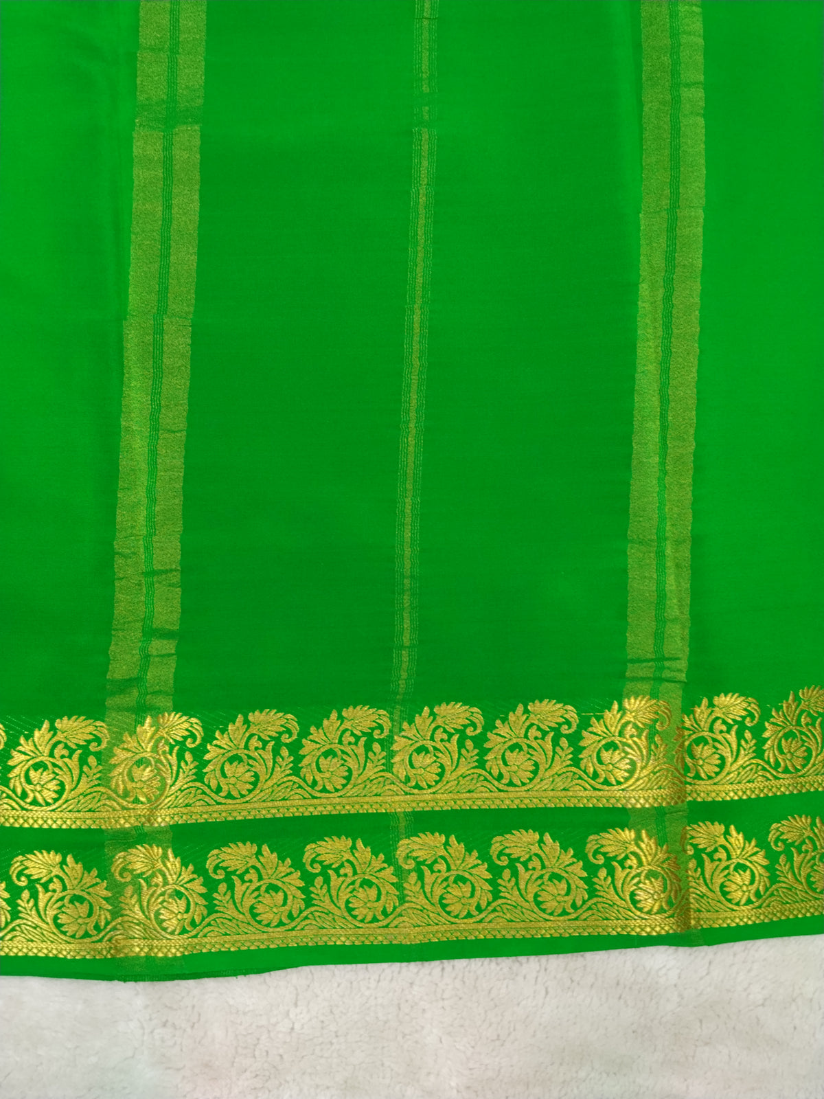 Pure mysore silk saree-(1459099)