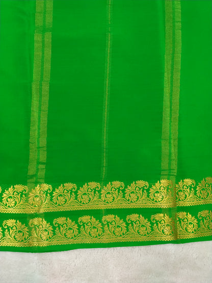 Pure mysore silk saree-(1459099)