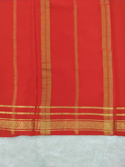 Pure mysore silk saree-(145302)