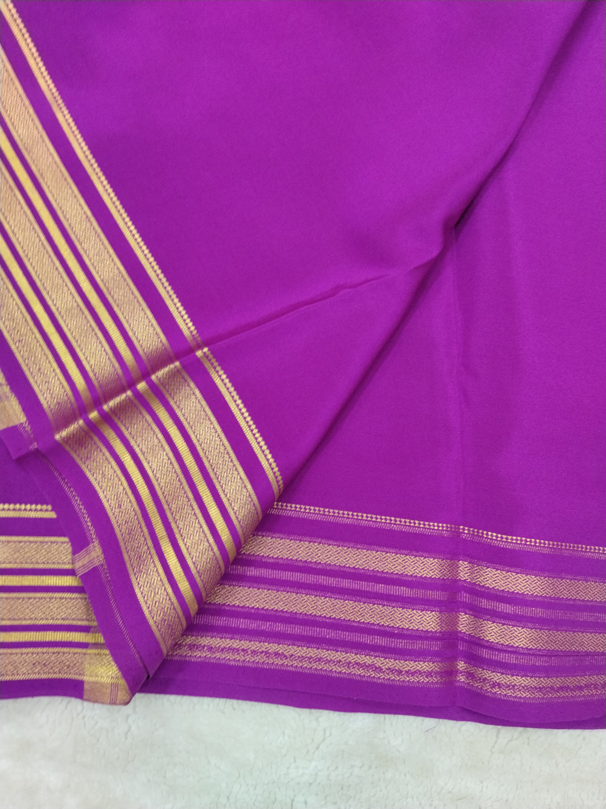Pure mysore silk saree-(145151)