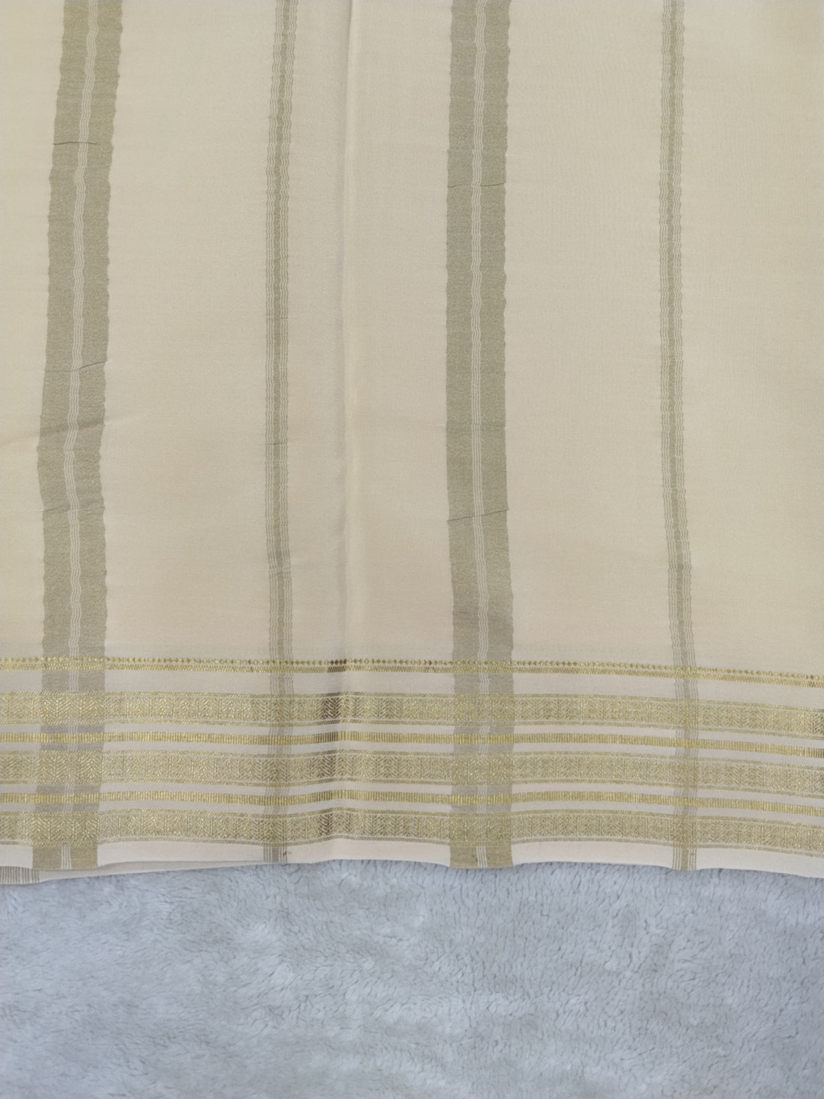 Pure mysore silk saree-(1460325)