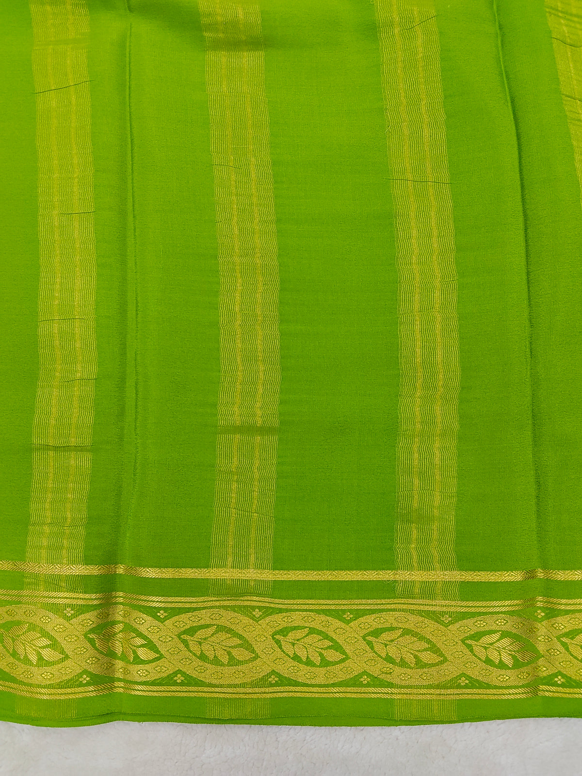 Pure crepe mysore silk saree-120 GSM(1103305)