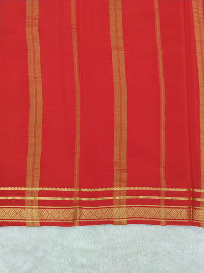 Pure mysore silk saree-(145302)