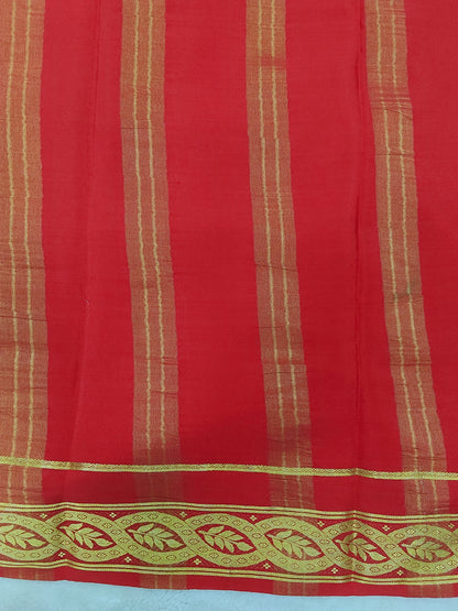 Pure mysore crepe silk saree-120 GSM(1103305)