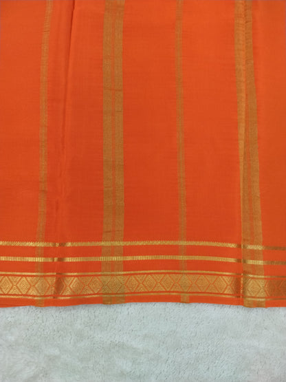 Pure mysore silk saree-(145302)