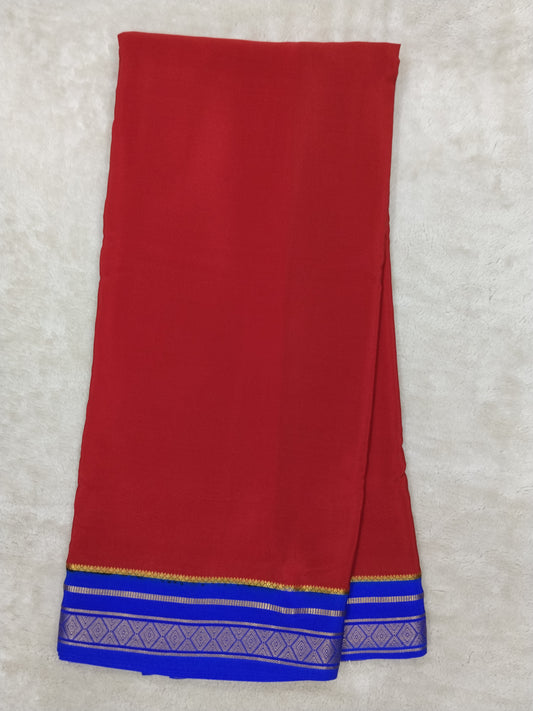 Pure mysore silk saree-(145302)