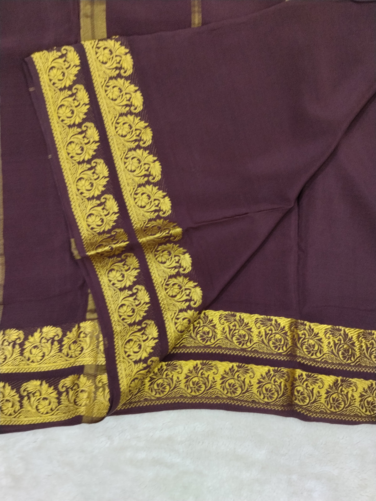 Pure mysore silk saree-(1459016)