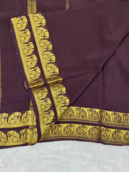 Pure mysore silk saree-(1459016)