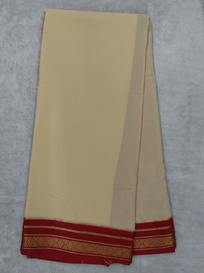 Pure mysore silk saree-(145302)