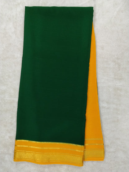 Pure mysore silk saree-(145302)