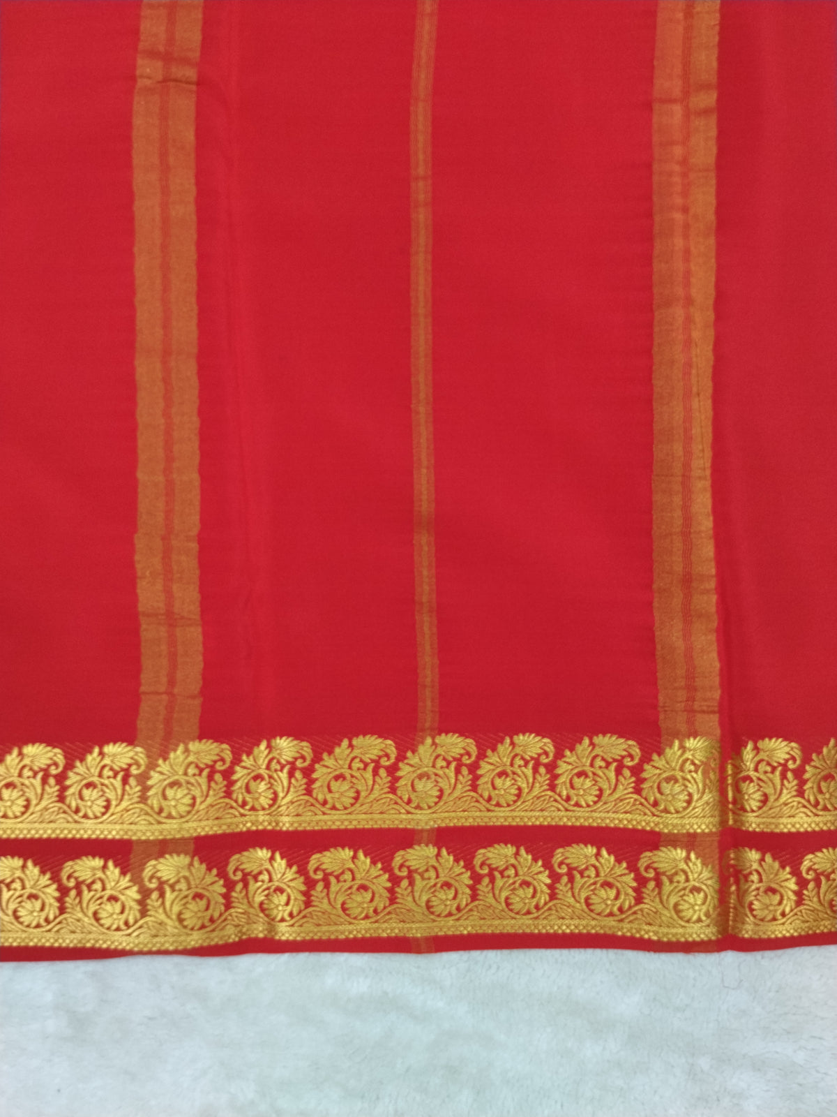 Pure mysore silk saree -(1459099)