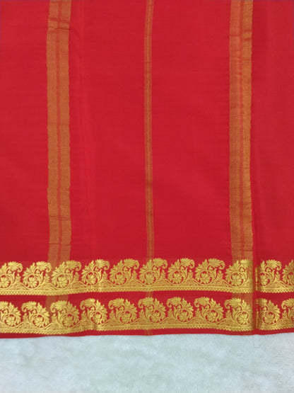 Pure mysore silk saree -(1459099)