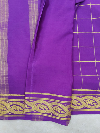 Pure crepe mysore silk saree-120 GSM(1103305)