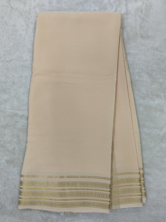Pure mysore silk saree-(1460325)