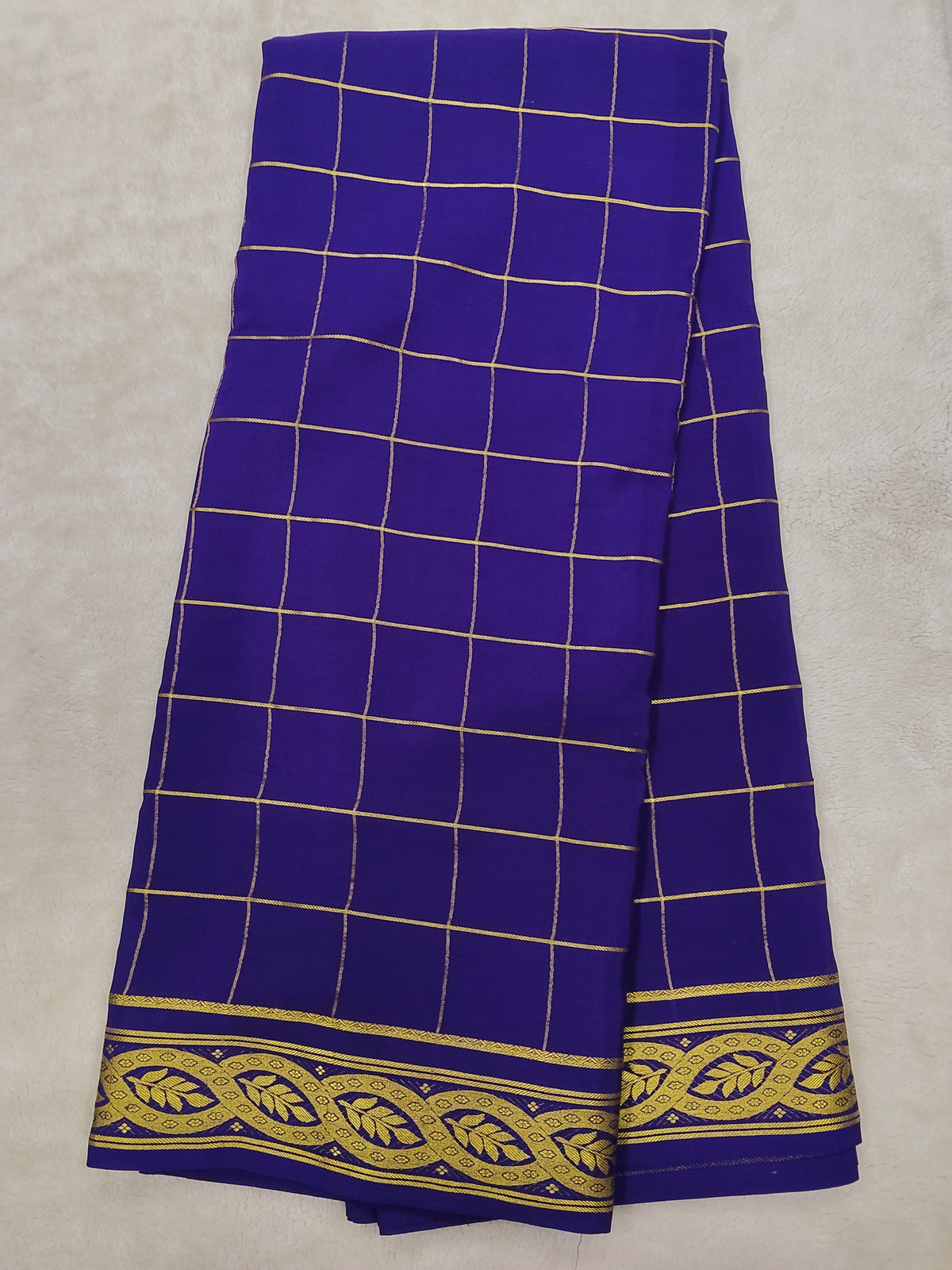 Pure mysore crepe silk saree-120 GSM(1103305)