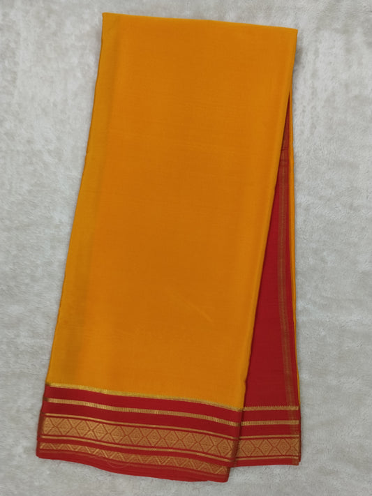 Pure mysore silk saree-(145302)