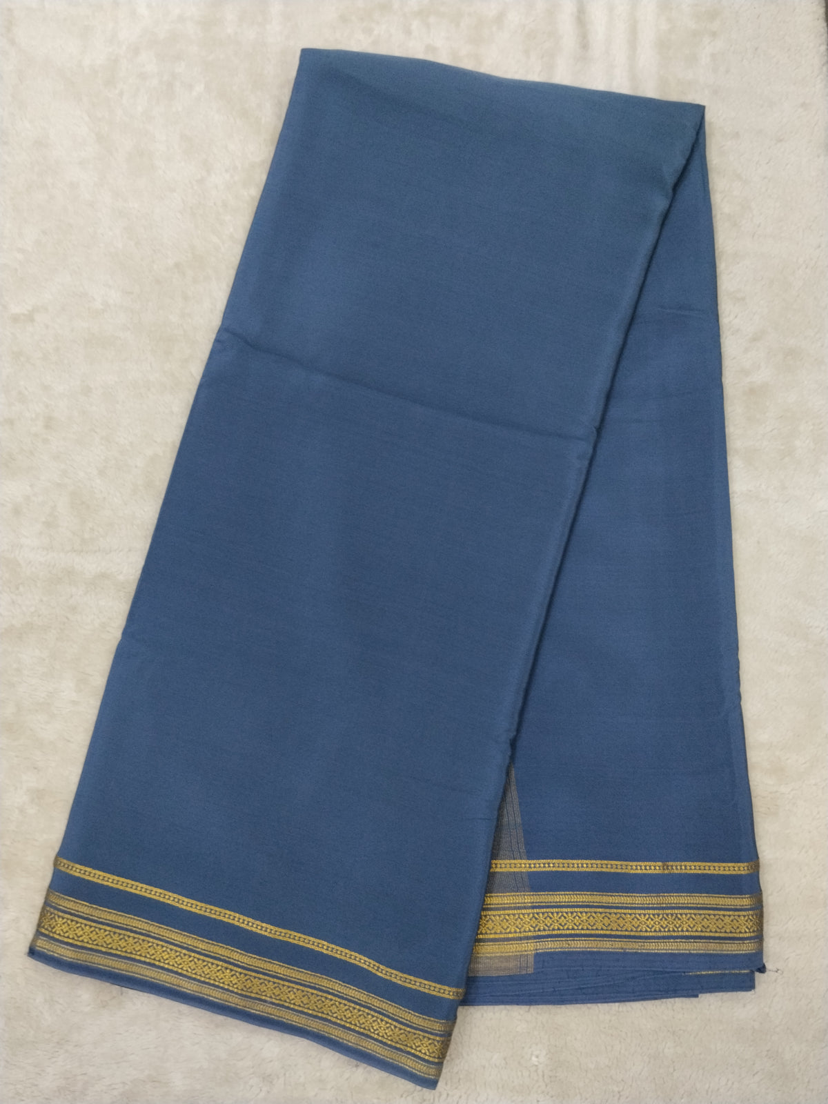 Pure mysore silk saree-(14568541)