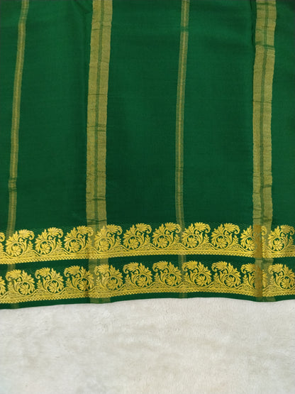 Pure mysore silk saree-(1459016)