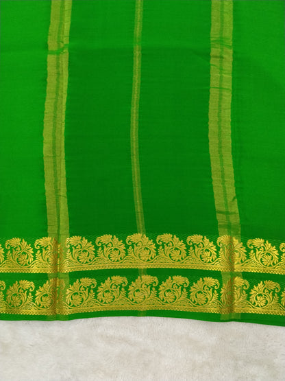 Pure mysore silk saree-(1459099)