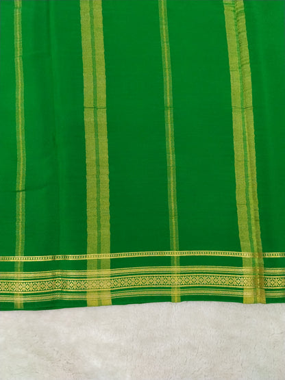Pure mysore silk saree-(14568541)