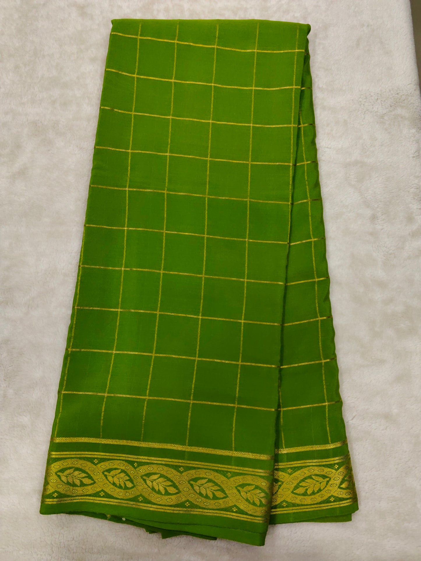 Pure crepe mysore silk saree-120 GSM(1103305)