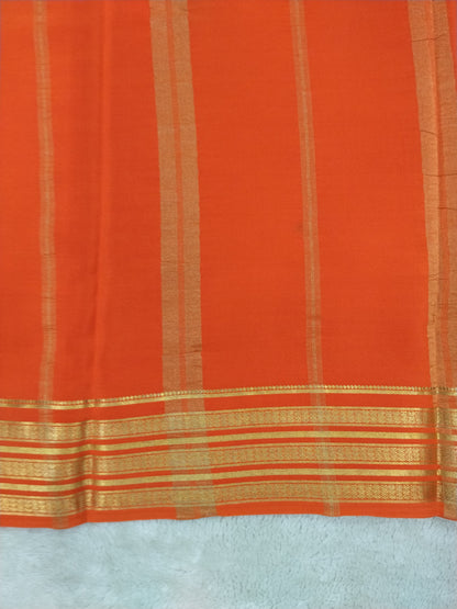 Pure mysore silk saree-(1460390)
