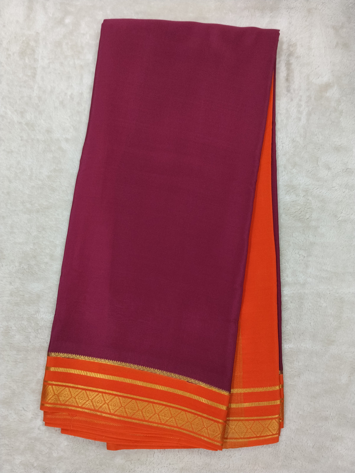 Pure mysore silk saree-(145302)