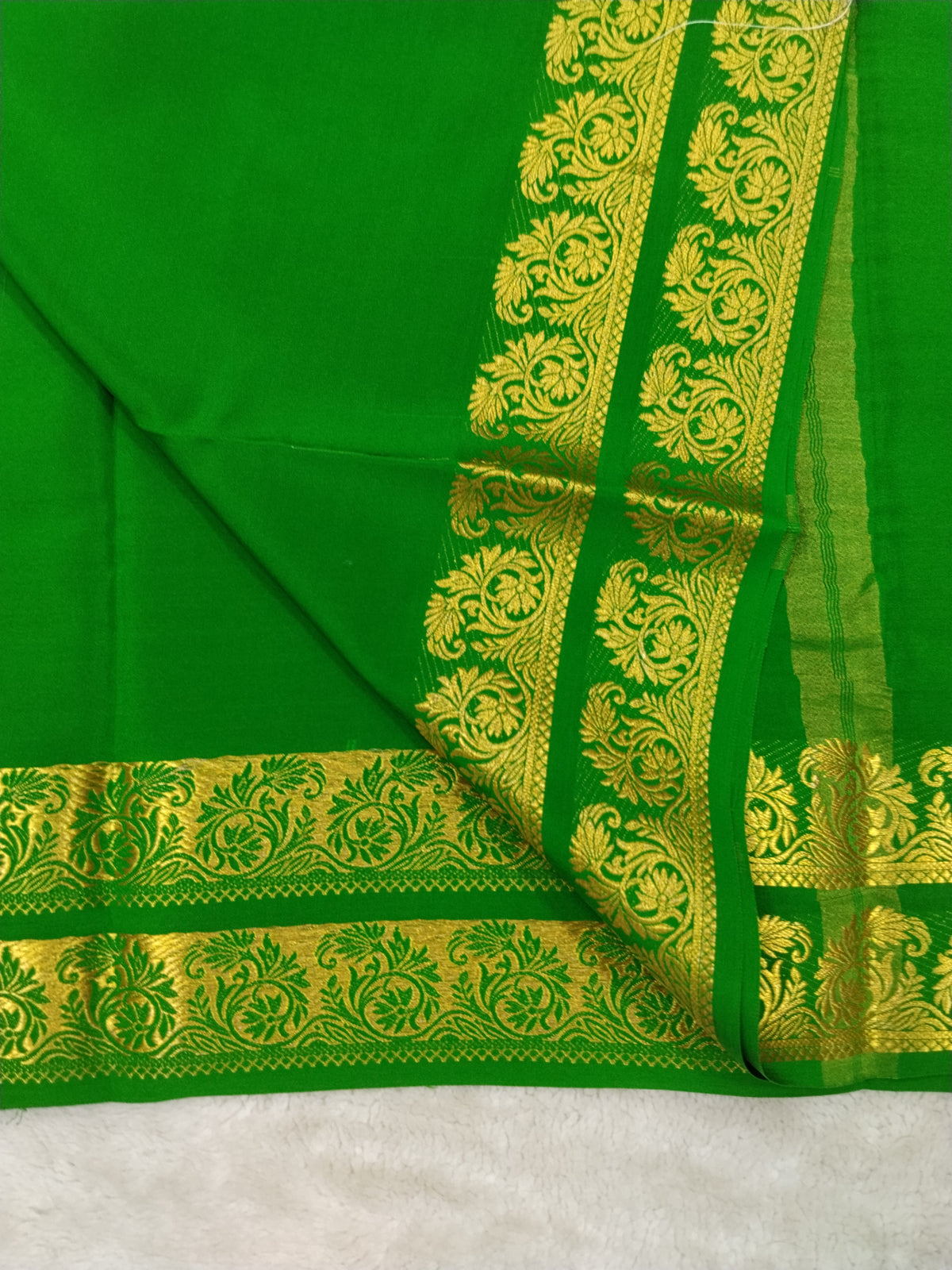 Pure mysore silk saree-(1459099)