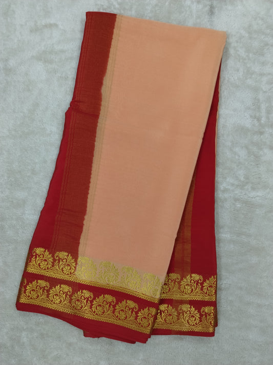 Pure mysore silk saree -(1459099)
