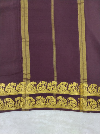 Pure mysore silk saree-(1459016)