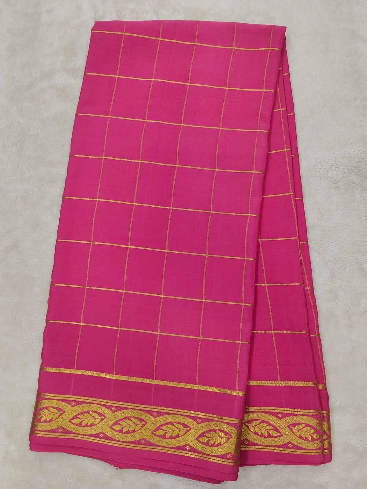 Pure crepe mysore silk saree-120 GSM(1103305)