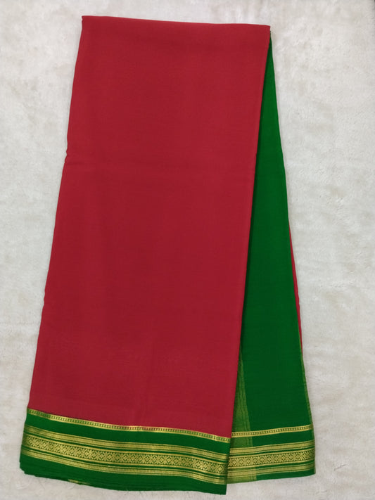 Pure mysore silk saree-(14568541)